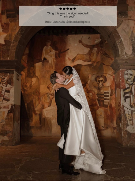 Lace on Lace Mantilla Veil