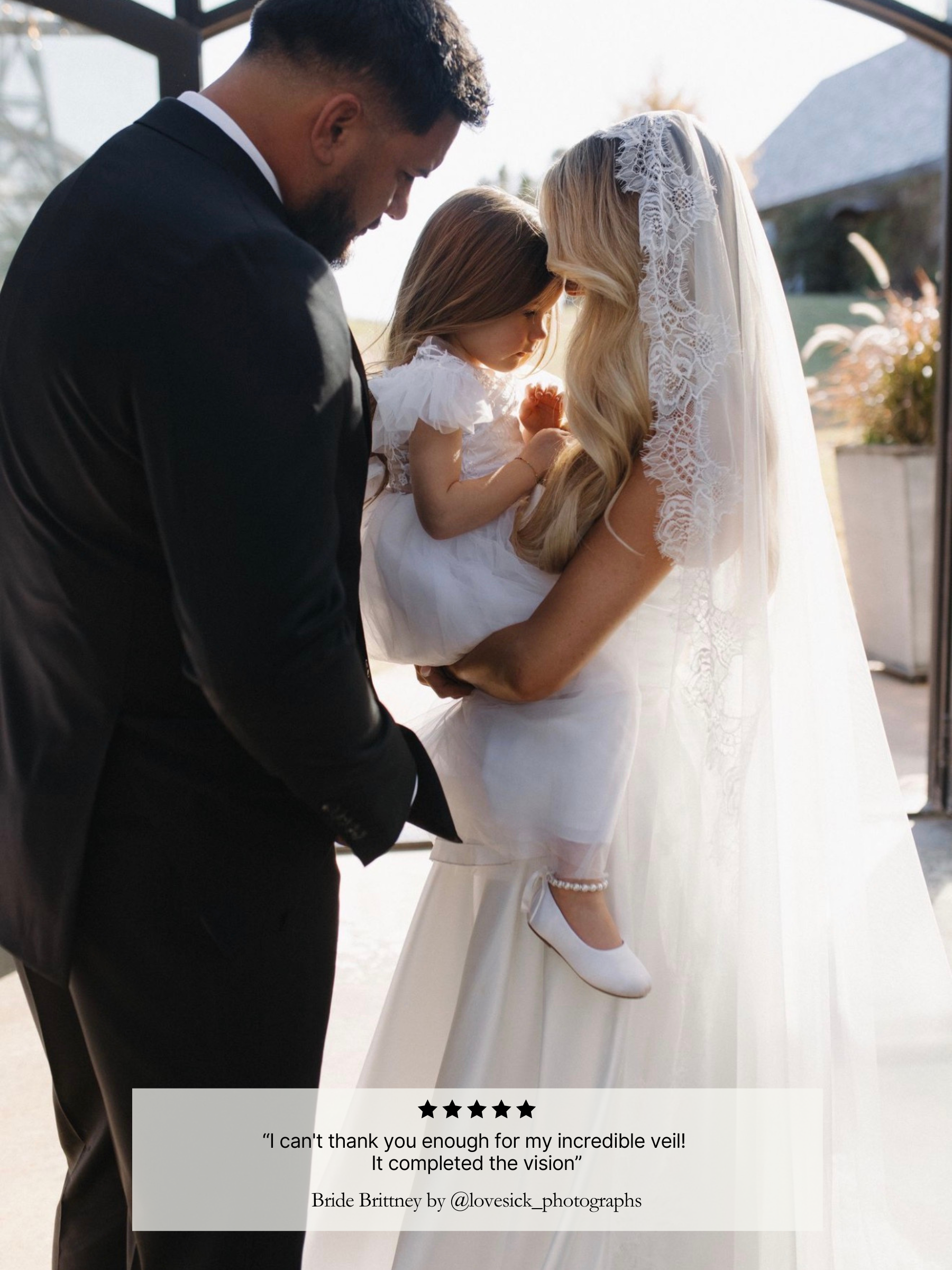 Classic Chantilly Extra Wide Veil