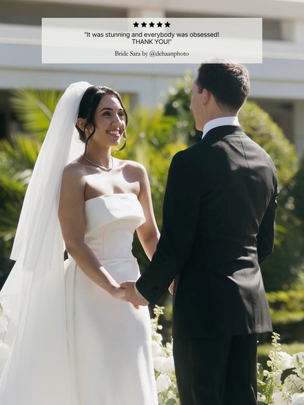 Extra Wide Tulle Blusher Veil