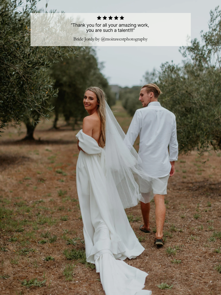 Extra Wide Drop Blusher Veil