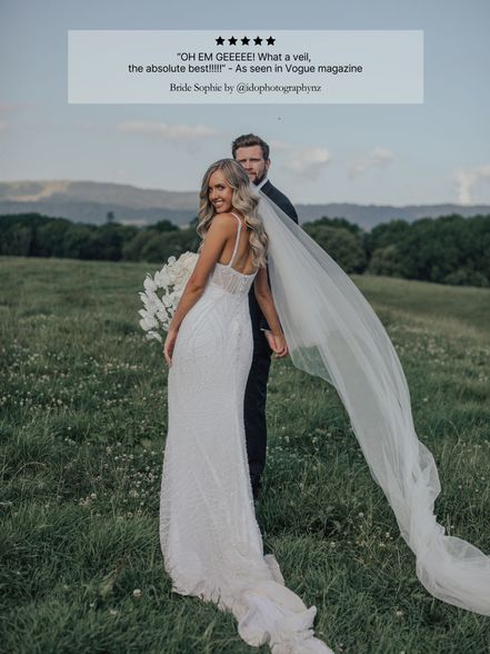 Tulle Blusher Drop Veil