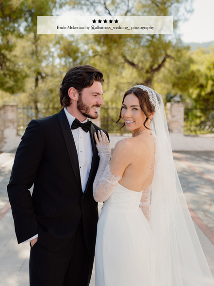 Classic Chantilly Veil & Sleeves Matching Set