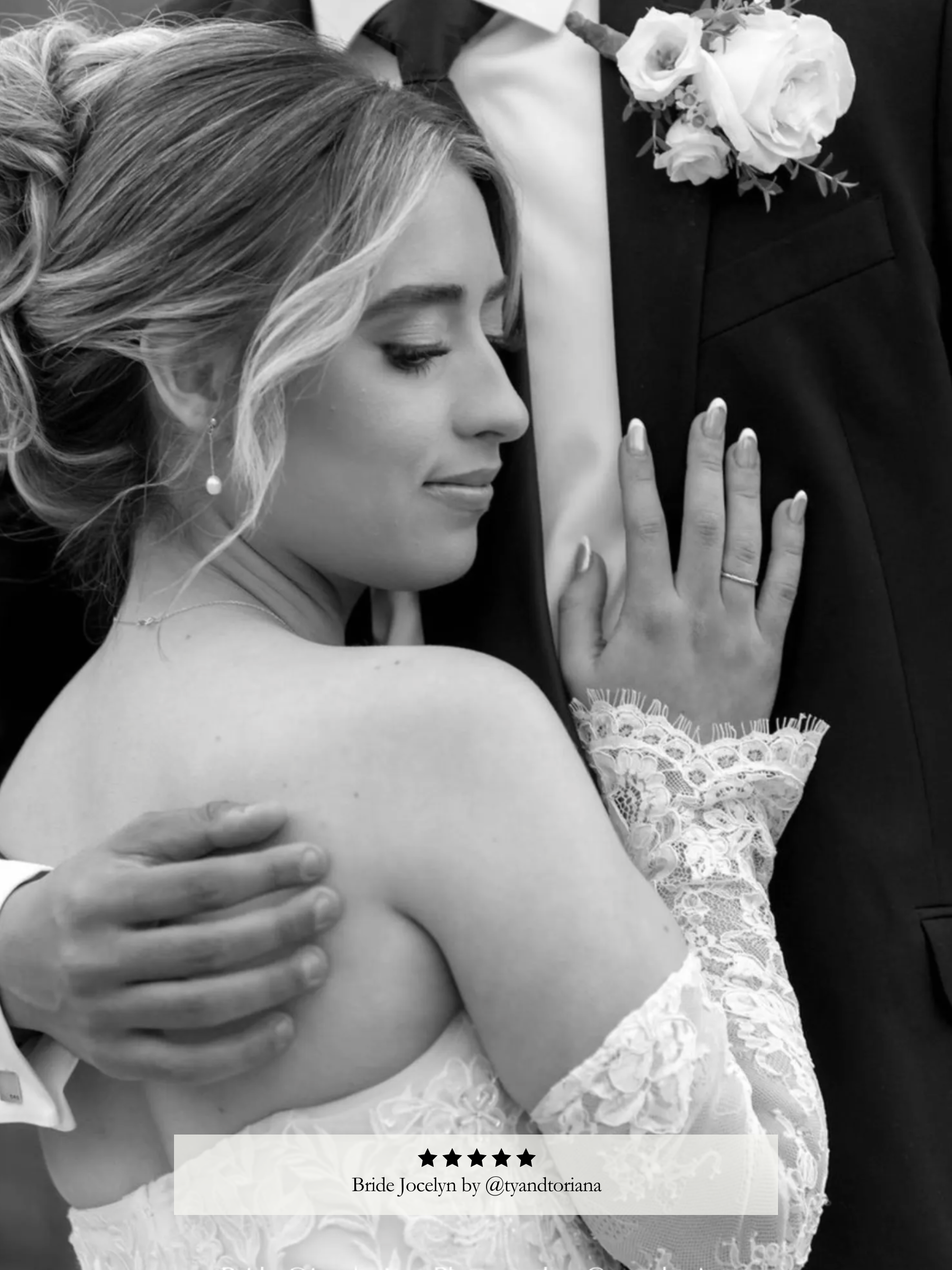 Corded Rose Lace Gloves