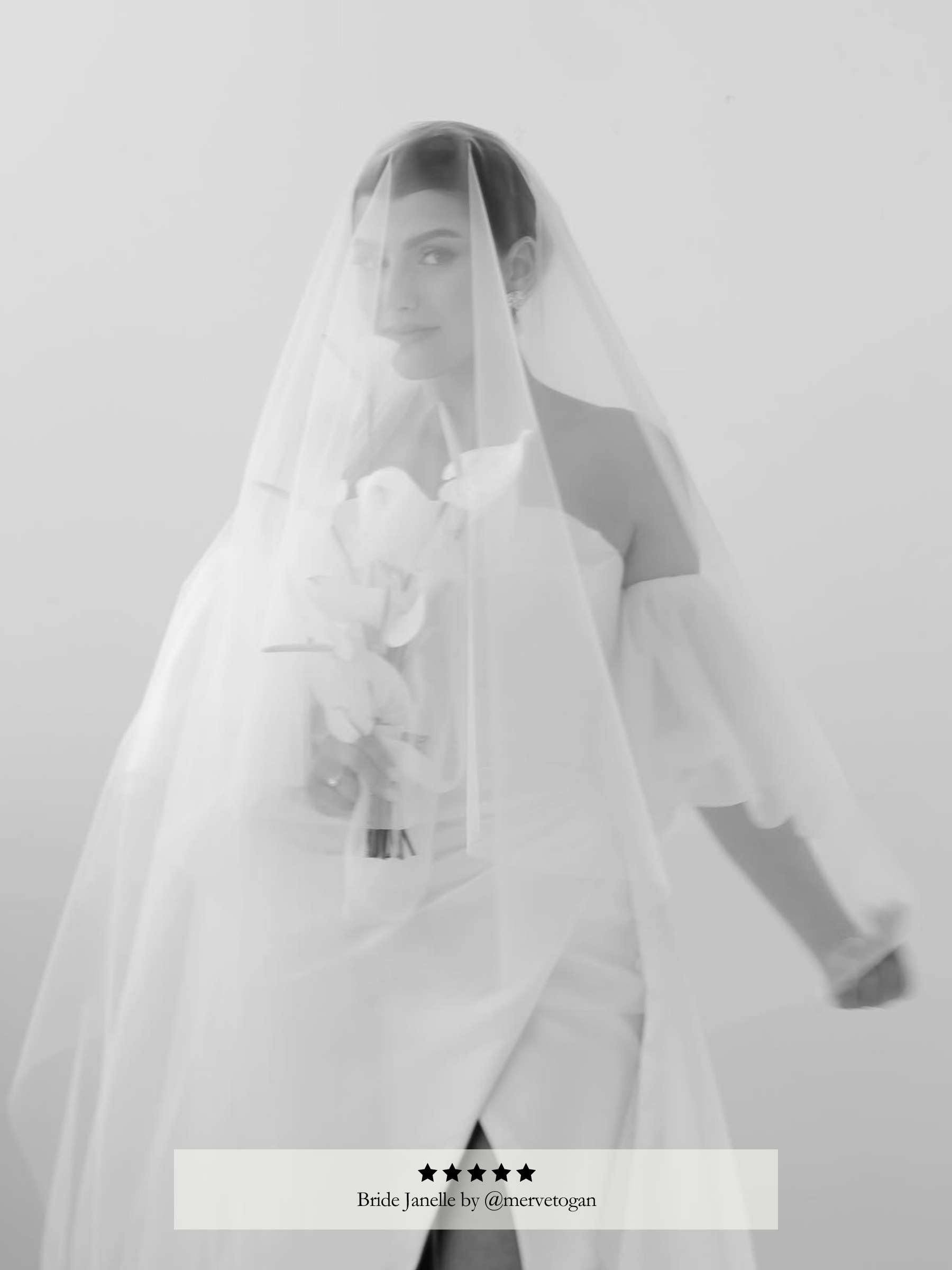 Tulle Blusher Drop Veil