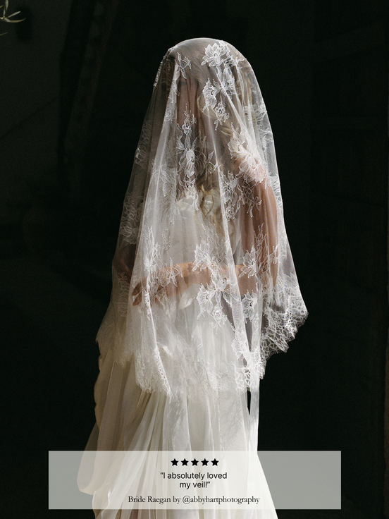 Lily Lace Blusher Veil