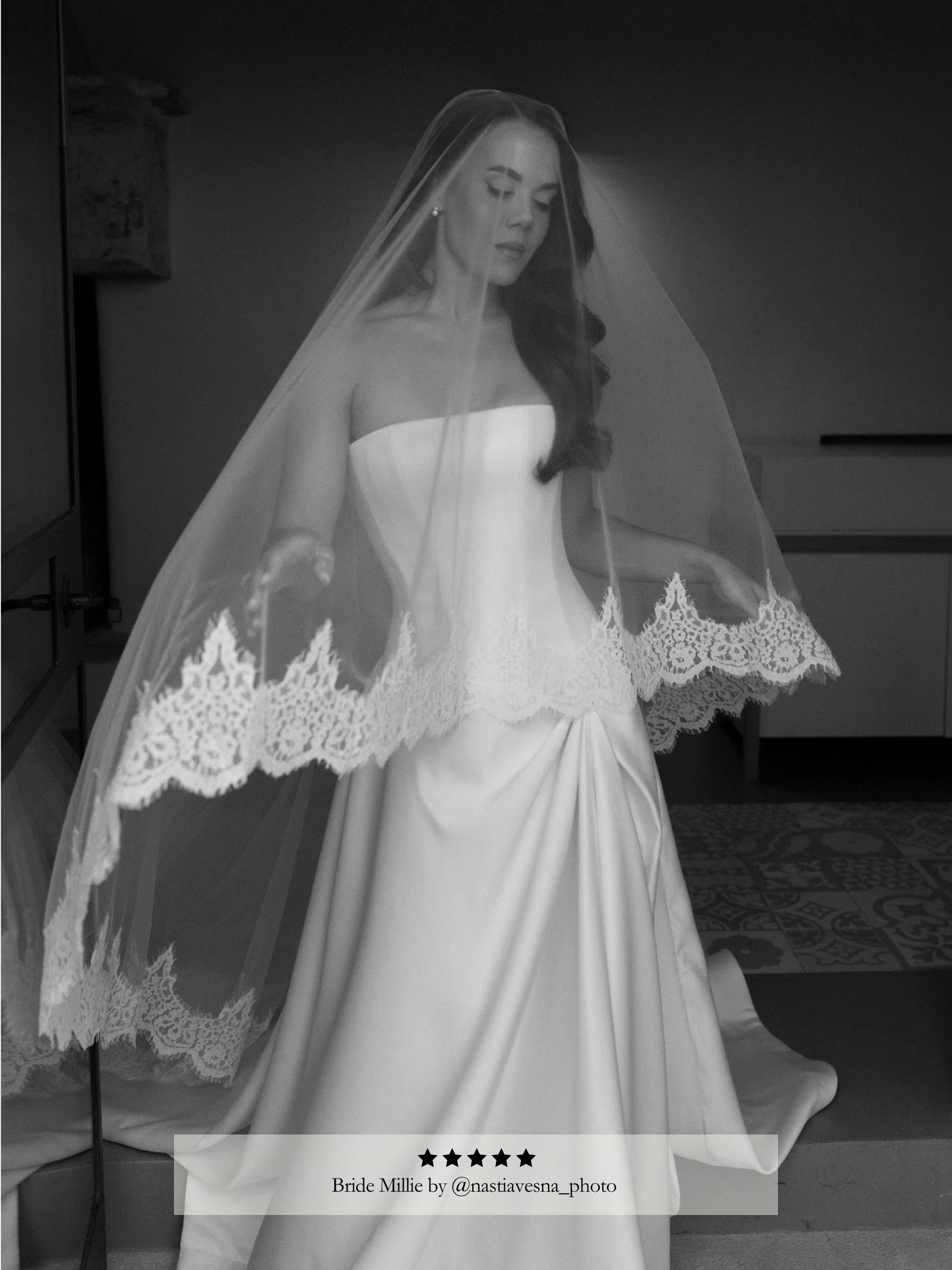 Santa Maria Blusher Veil