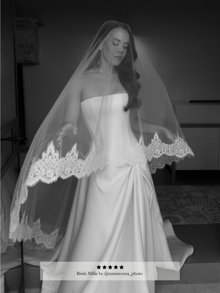 Santa Maria Blusher Veil