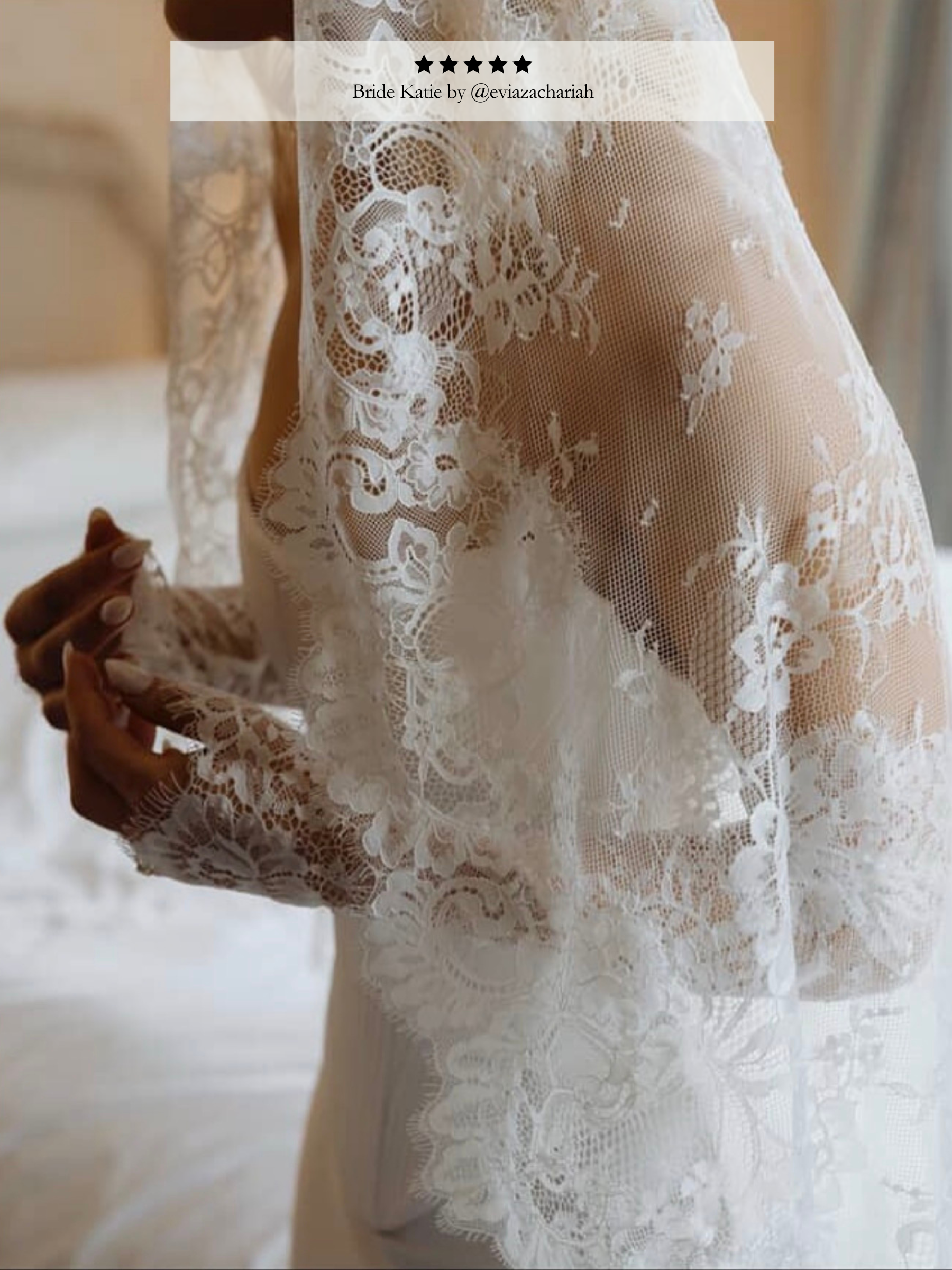 Floral Full Lace Veil