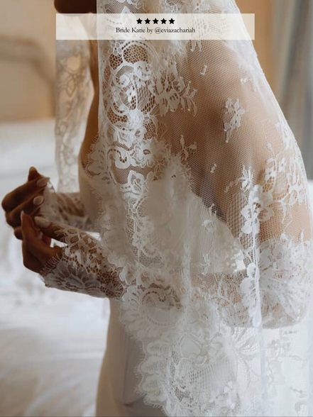 Floral Full Lace Veil