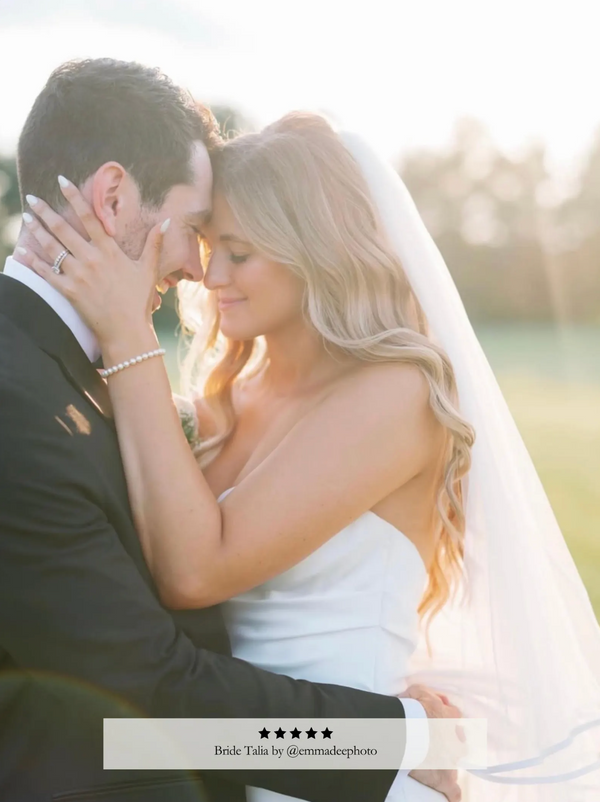 Satin Edge Blusher Veil