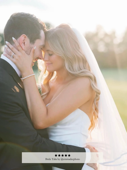 Satin Edge Blusher Veil