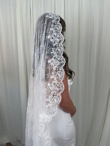 Lace on Lace Veil