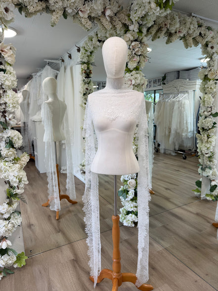Classic Chantilly Lace Scarf