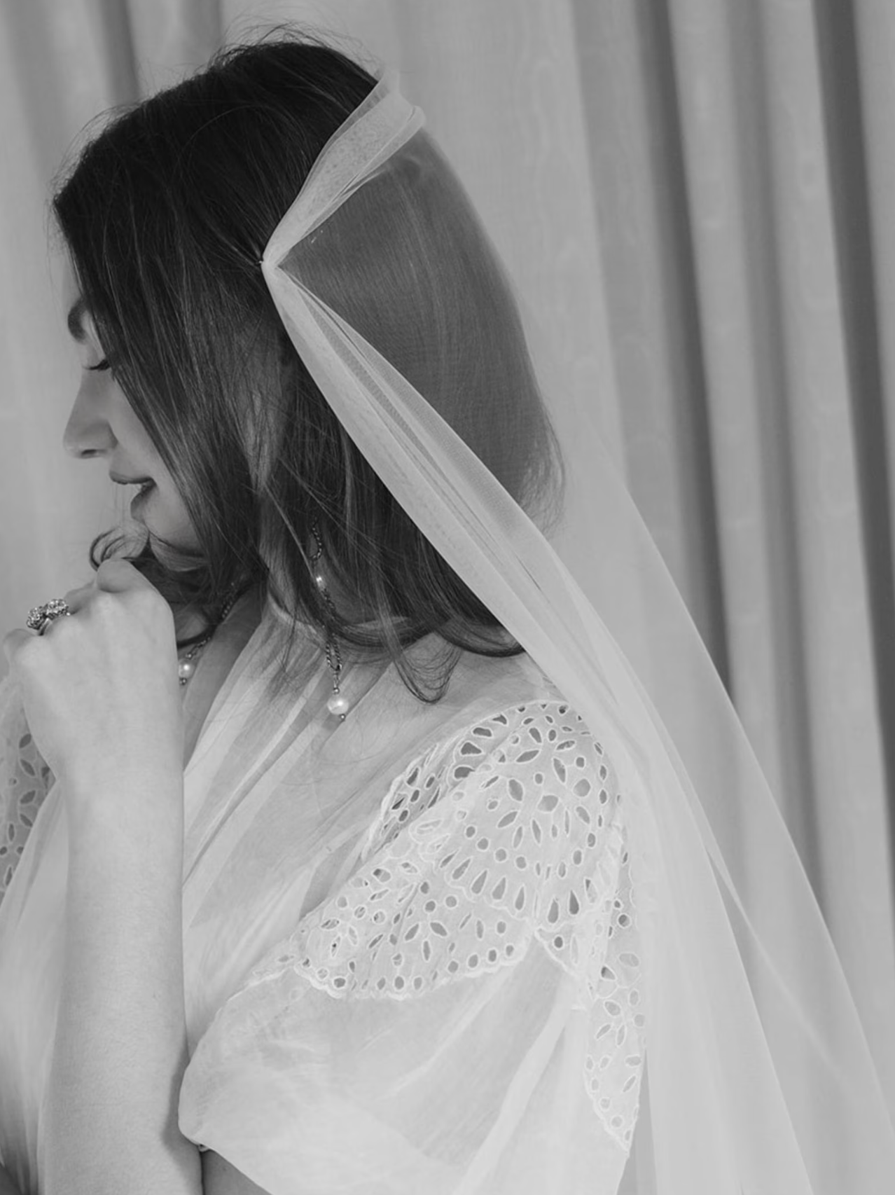 Tulle Juliet Cap Veil