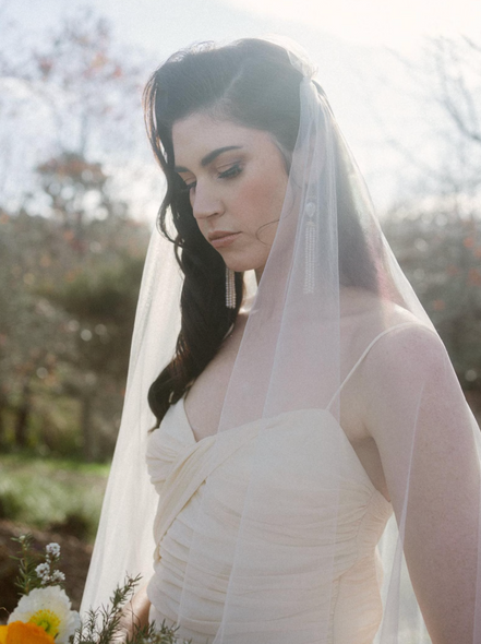 Tulle Juliet Cap Veil