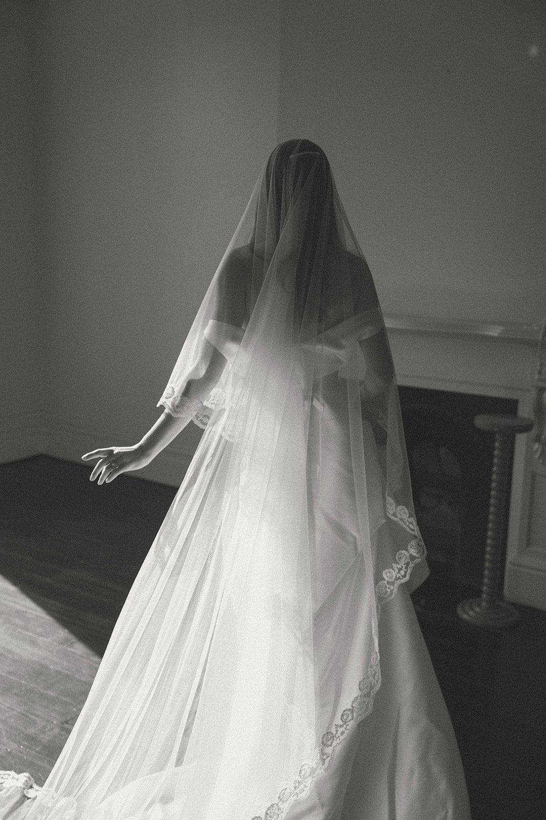Rose Bud Blusher Veil