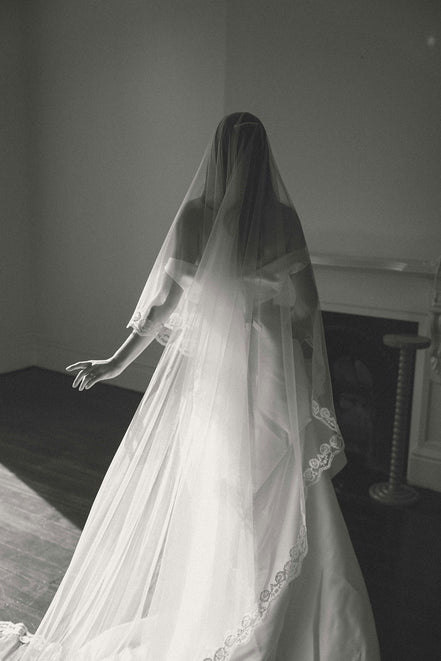 Rose Bud Blusher Veil