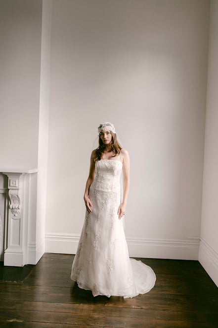 Beaded Cap Veil