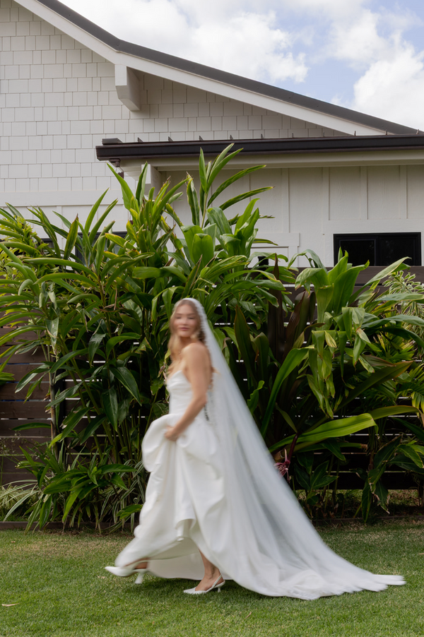 Floral Chantilly Lace Veil