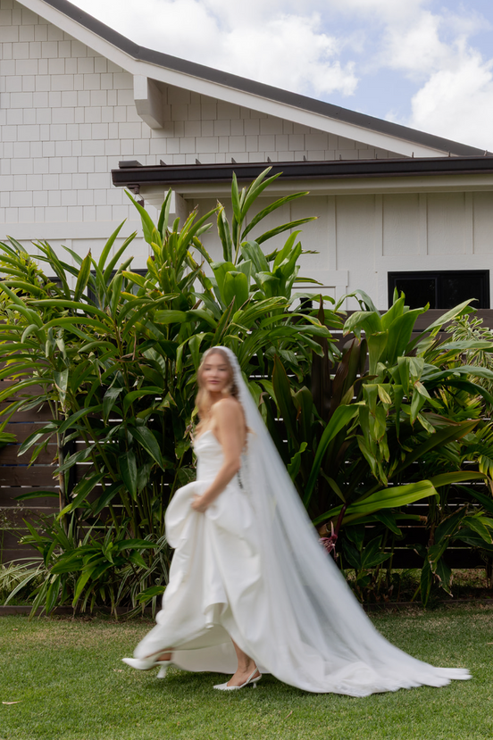 Floral Lace Edge Veil