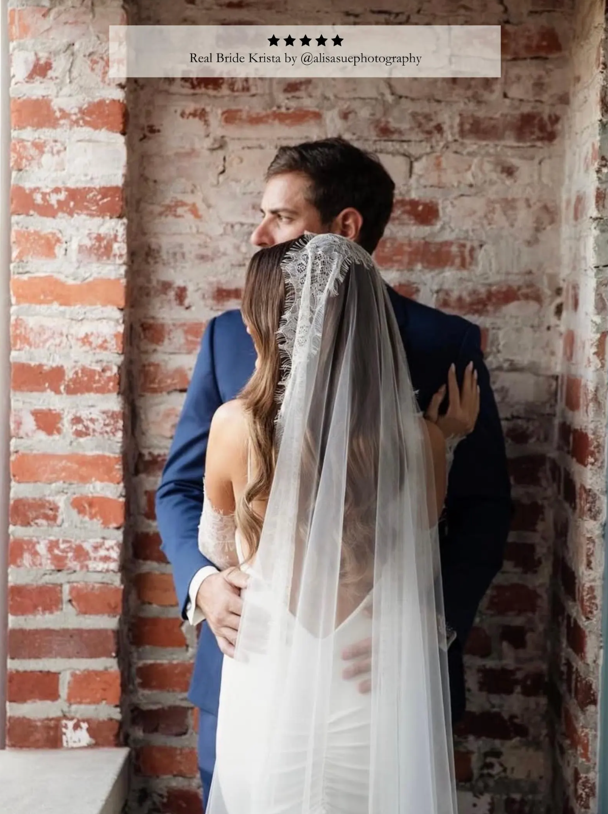 Cream Extra Wide Lace Veil