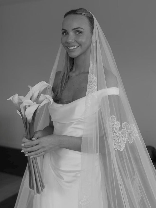 Lace Appliqué Veil