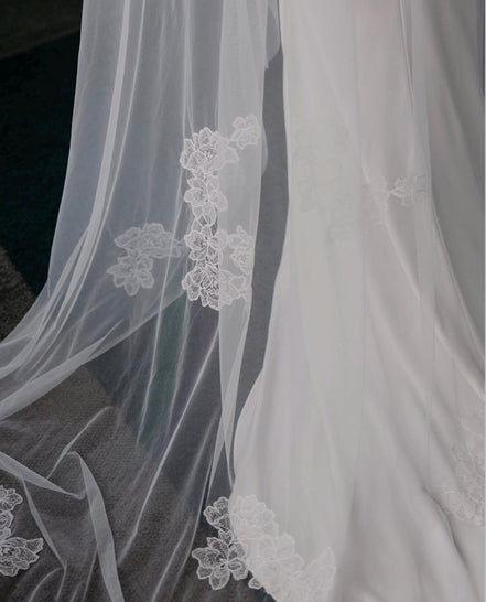 Lace Appliqué Veil