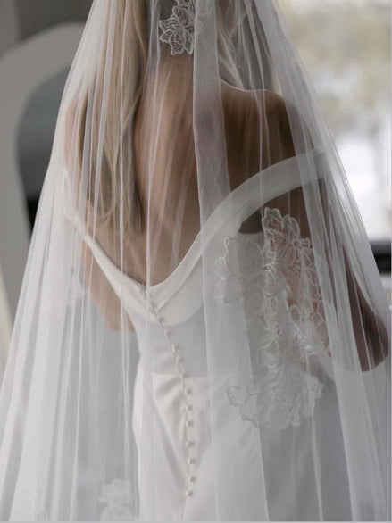 Lace Appliqué Veil