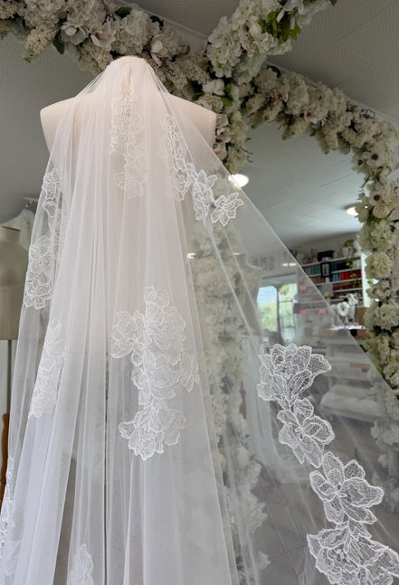 Lace Appliqué Veil