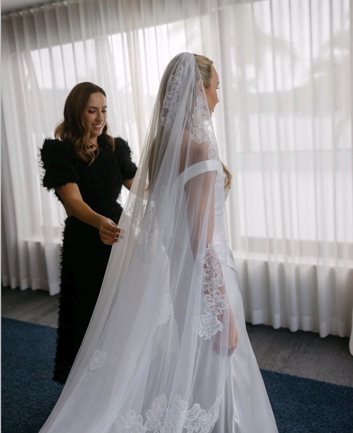 Lace Appliqué Veil