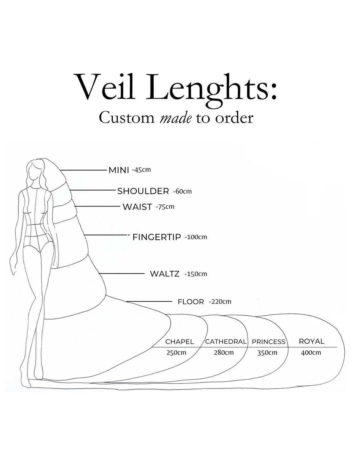 Lace Appliqué Veil
