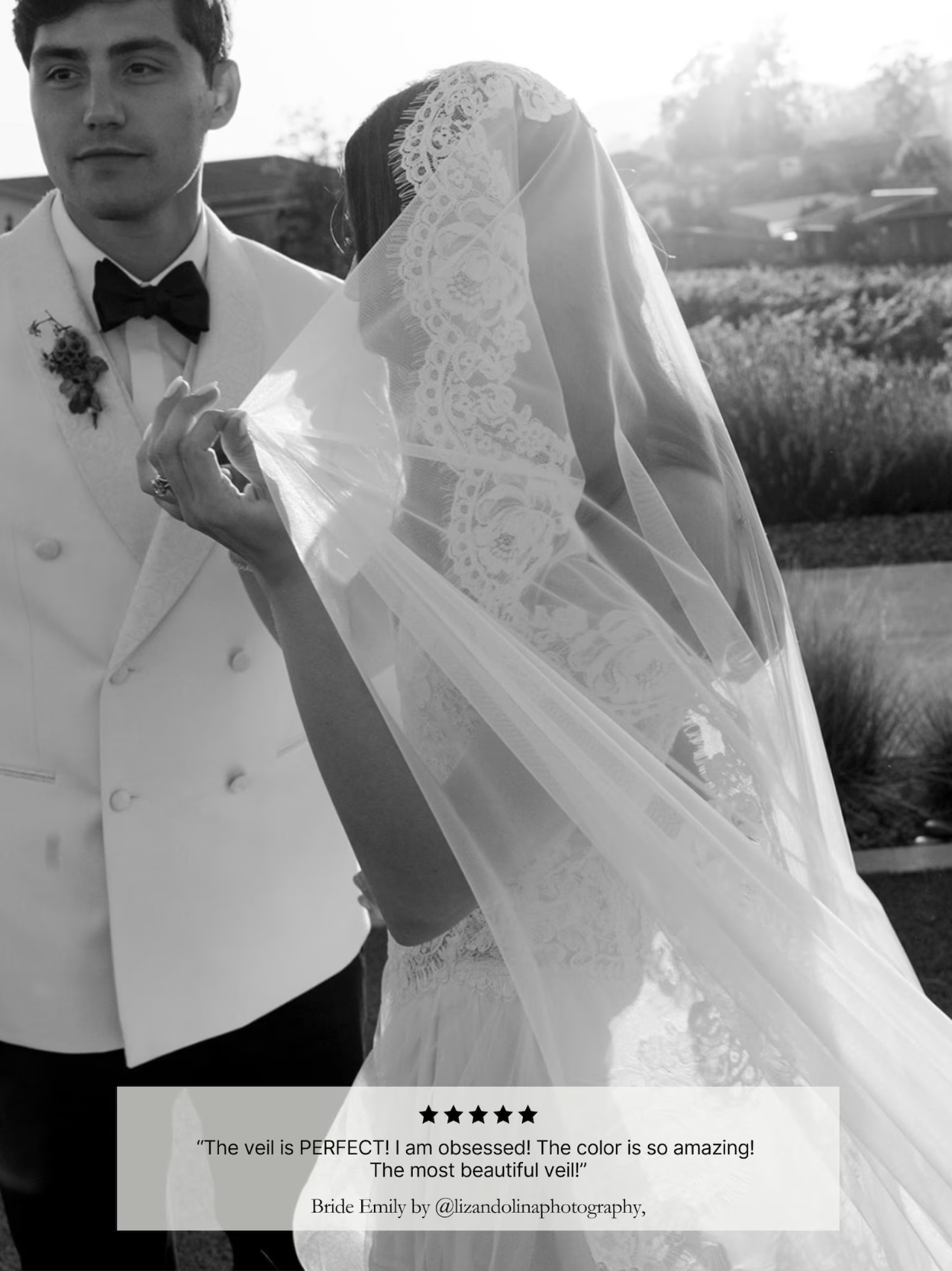 Rose Flower Mantilla Veil
