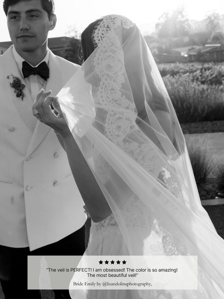 Rose Flower Mantilla Veil