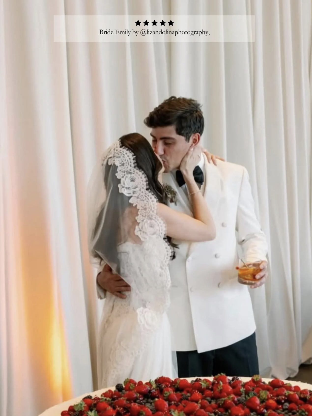 Rose Flower Mantilla Veil