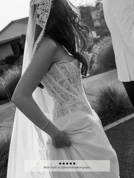 Rose Flower Mantilla Veil