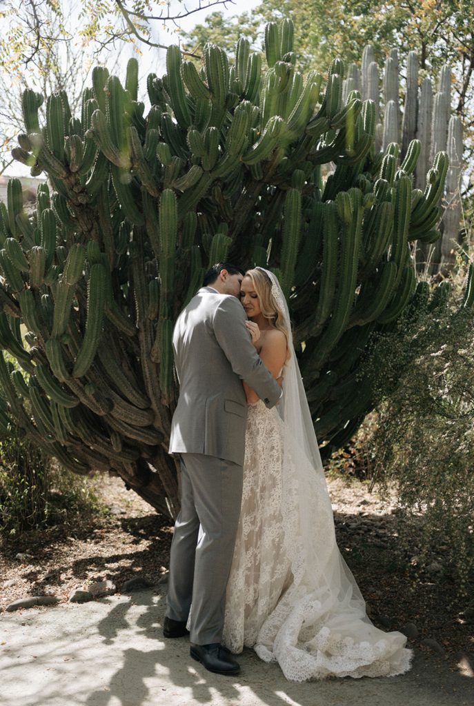 Custom Harriett Falvey Lace Mantilla for bride Hillary