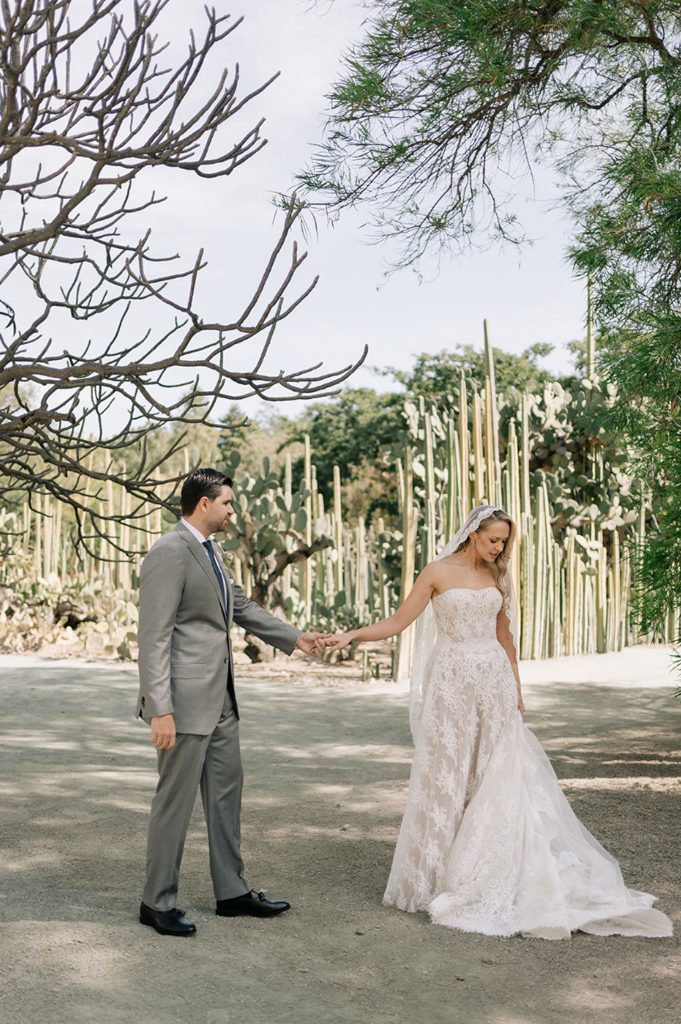 Custom Harriett Falvey Lace Mantilla for bride Hillary